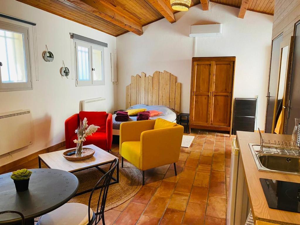Studio île de la Barthelasse à deux pas du centre Avignone Esterno foto